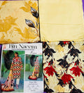 Unstitched Printed Cotton 3 Piece