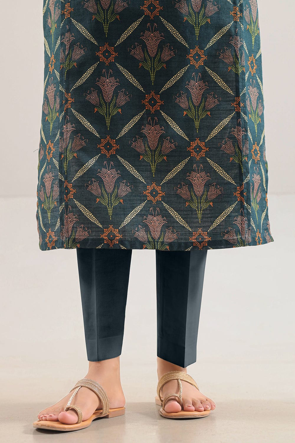 Unstitched Printed Lawn 3 Piece