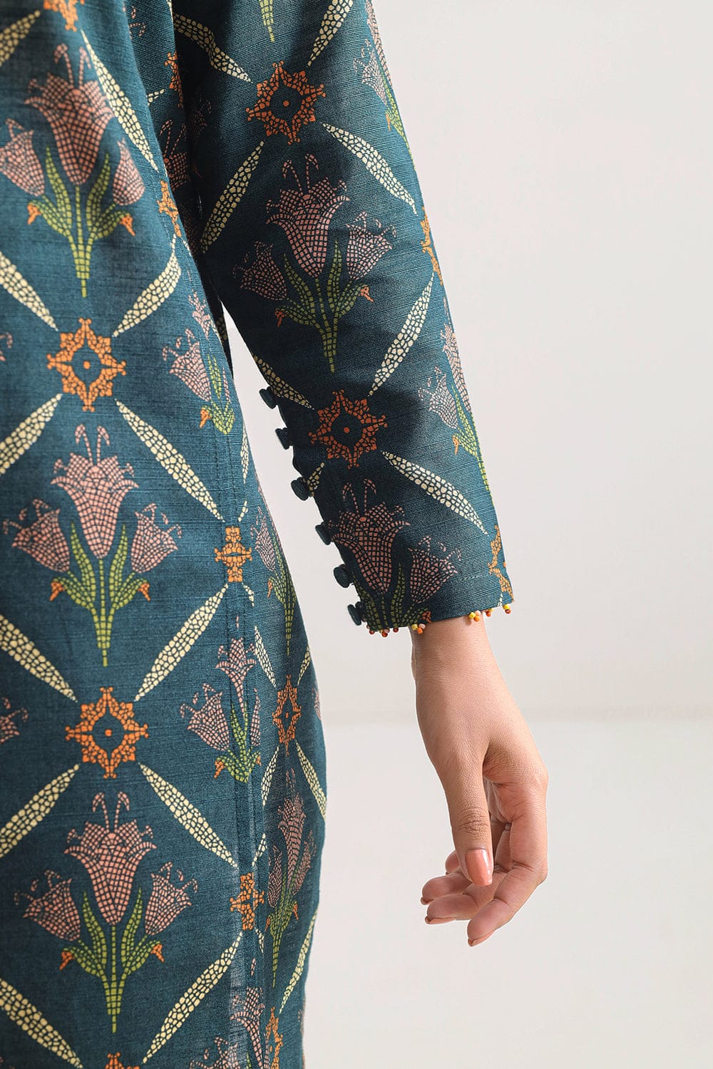 Unstitched Printed Lawn 3 Piece