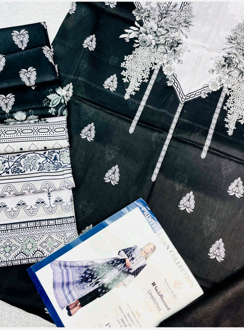 3 Piece Printed Lawn Suit with Dupatta&nbsp;